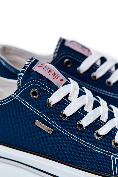 Чоловічі класичні кросівки Cross Jeans JJ1R4004C Темно-сині