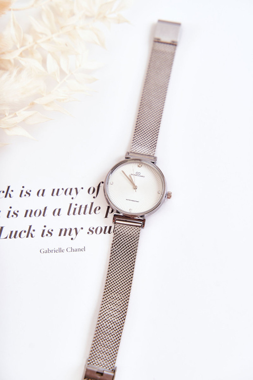 Жіночий водонепроникний годинник Giorgio & Dario зі срібним браслетом