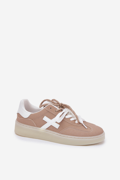 Низьке Жіноче Спортивне Взуття Бежеве Зелевас