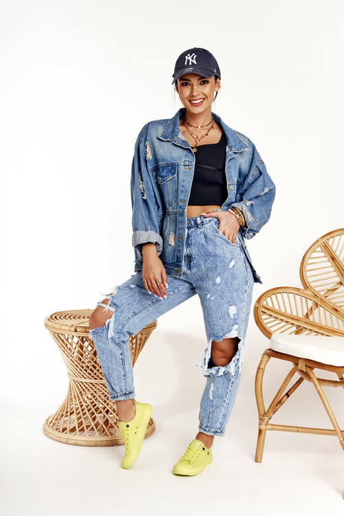 Жіночі класичні низькі кросівки BIG STAR AA274012 Лайм