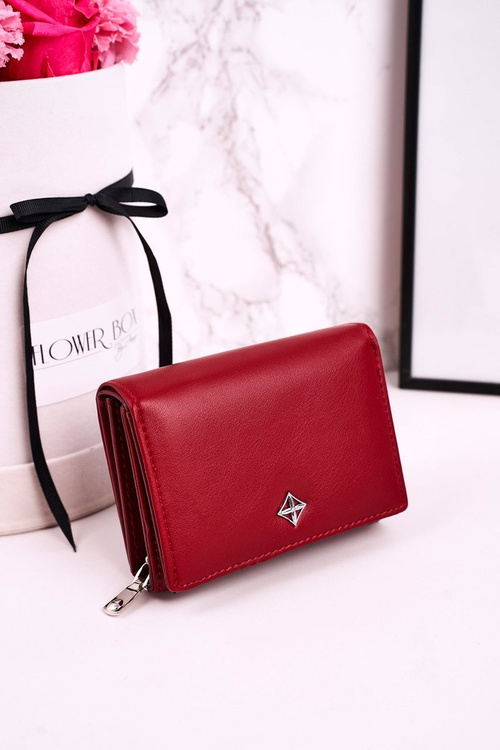 Маленький жіночий гаманець Підкова MILANO Червоний