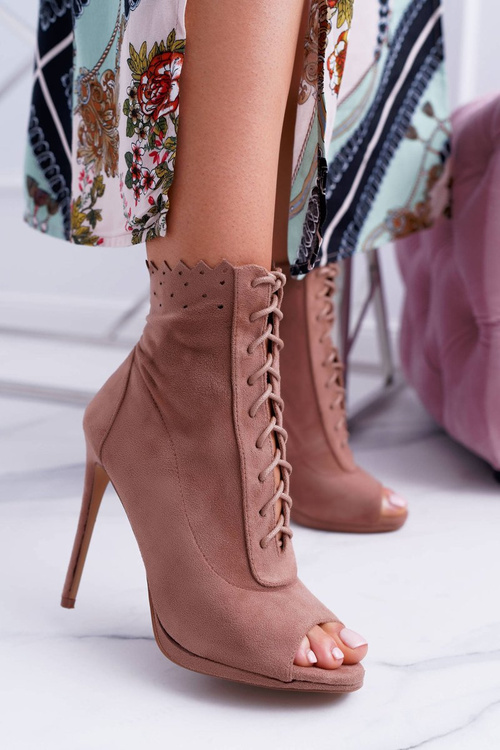 Відкриті босоніжки на шпильці Lu Boo Natasha