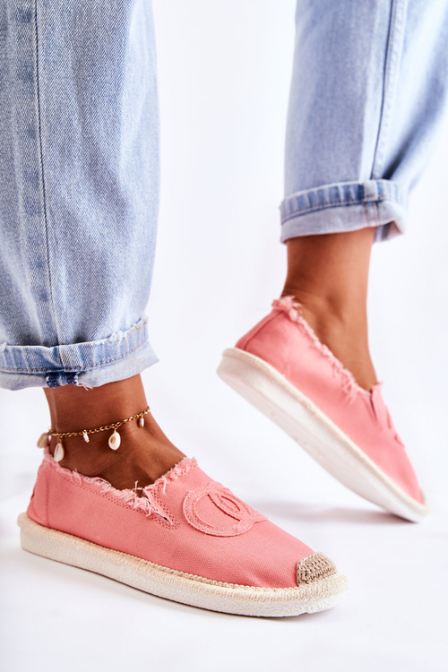 Жіночі еспадрільї кольору коралового кольору