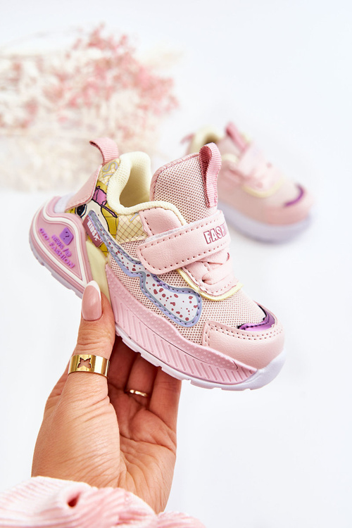 Дитяче легке спортивне взуття рожевий Snoopy
