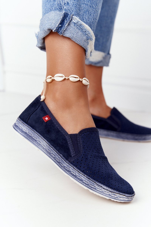 Ажурні еспадрільї Sole Big Star HH276004 Navy Blue