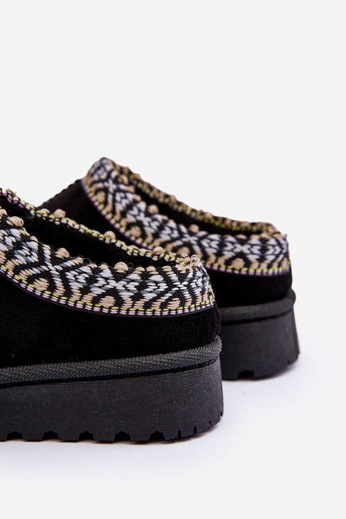 Дитячі сліпони утеплені Black Olivane