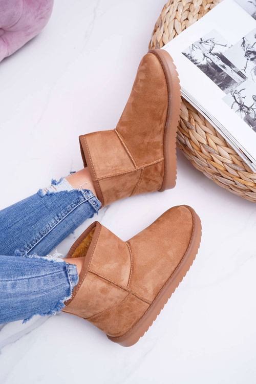 Жіночі зимові черевики утеплені Camel Puffen