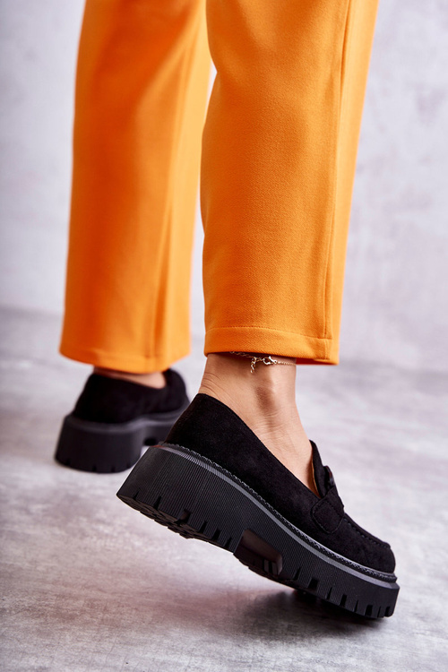 Жіночі замшеві броги з декором Black Leeza