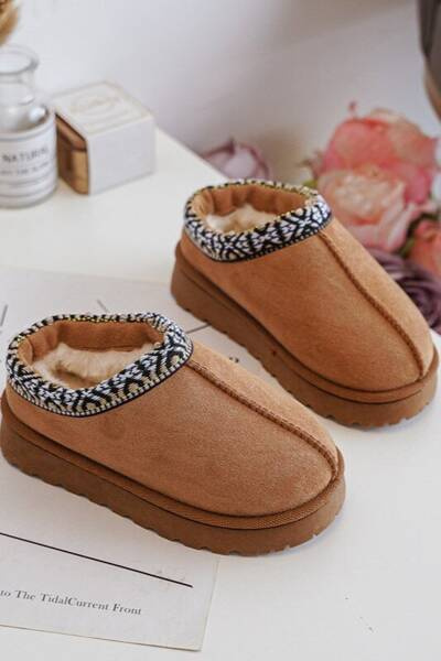 Дитячі тапочки Slipped Insulated Camel Olivane