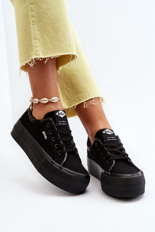 Жіночі кросівки на платформі Lee Cooper LCW-24-31-2180 Чорні