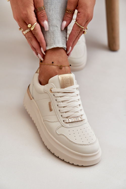 Жіночі кросівки на платформі Big Star OO274757 HI-POLY SYSTEM Білі