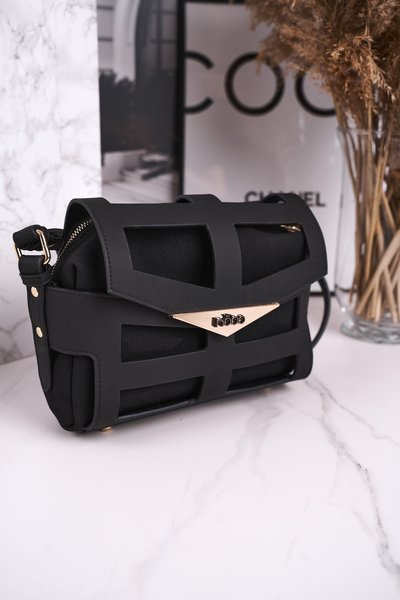 Гаманець маленький жіночий NOBO NBAG-H4201-C020 чорний матовий