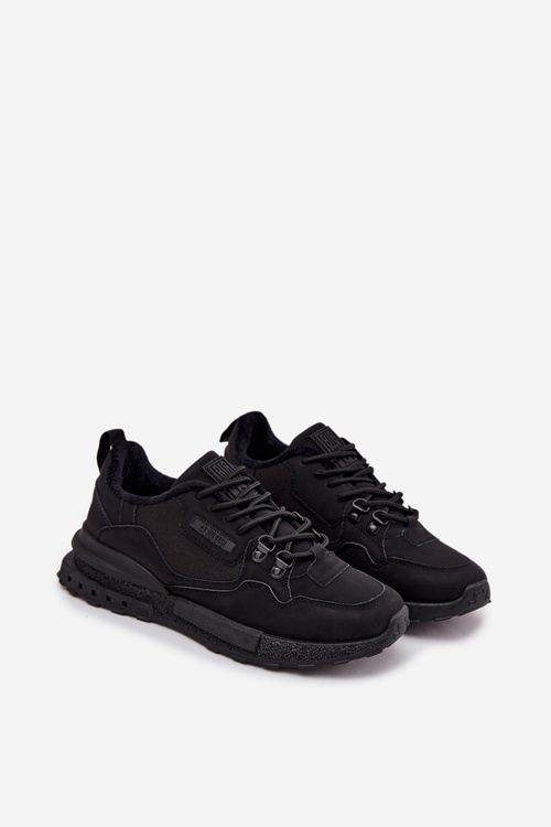 Чоловіче спортивне взуття з ізоляцією SS174411 HI-POLY SYSTEM Чорне