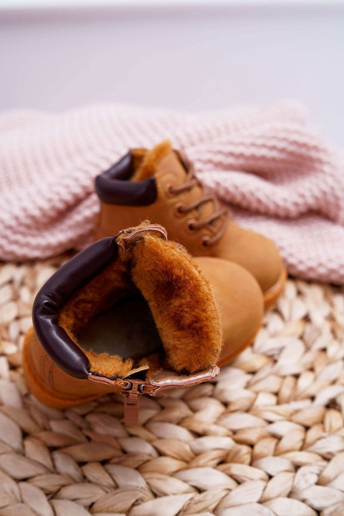 Дитячі утеплені черевики Trappers Camel Dexter