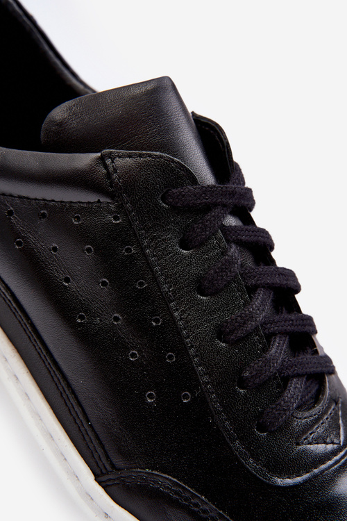 Чоловіче шкіряне спортивне взуття Zazoo 1544 Black