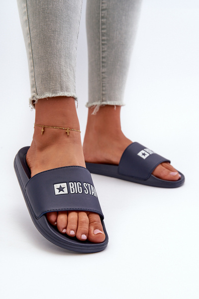 Легкі жіночі шльопанці Big Star NN274A658 Navy