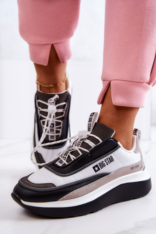 Спортивне взуття Кросівки Big Star JJ274998 біло-чорні