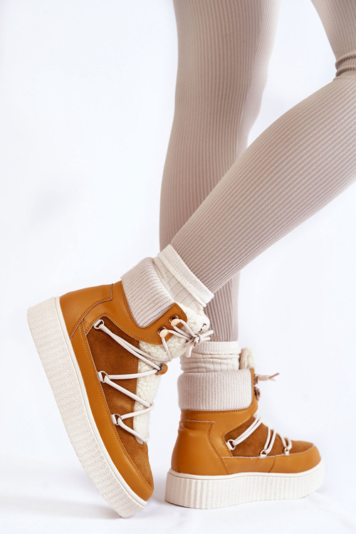 Жіночі зимові черевики La.Fi 280072Y-QN Camel