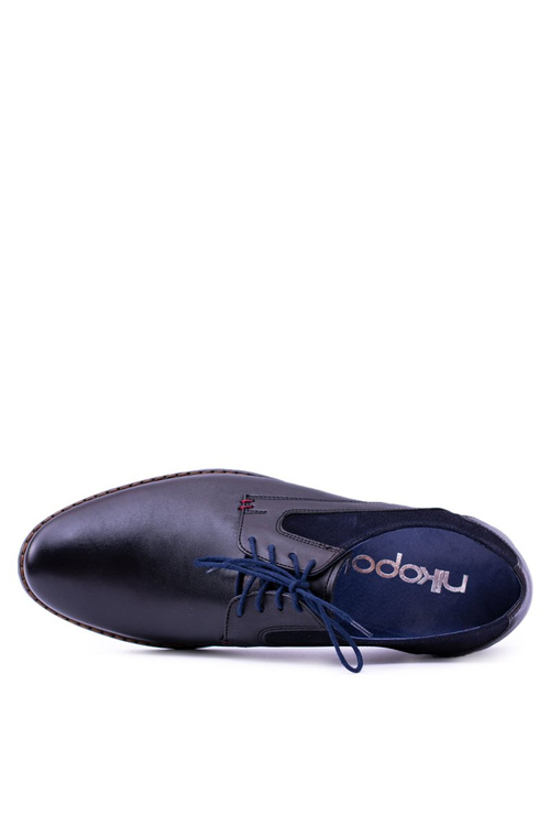 Чоловічі чорні шкіряні напівчоботи Zinedine Нікополь