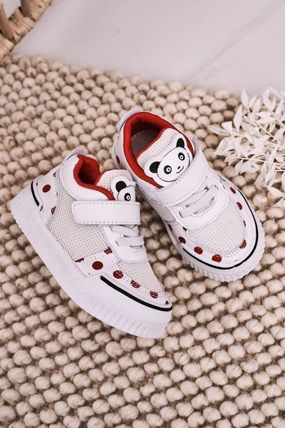 Дитяче спортивне взуття з Panda White Red Chico