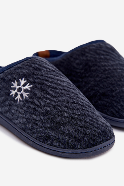 Чоловічі домашні капці темно-сині Darline