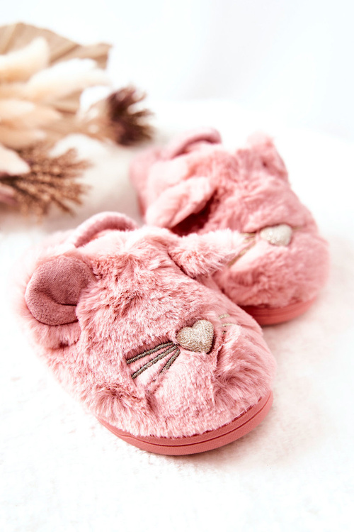 Дитячі тапочки Котики з вушками Pink Tammy