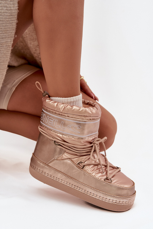 Жіночі зимові черевики на шнурівці O'NEILL LISA WOMEN HIGH 90253012.99U Золотий