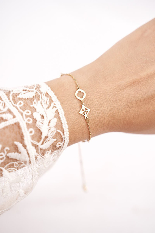 Жіночий браслет Celebrity Gold Clover Hannah