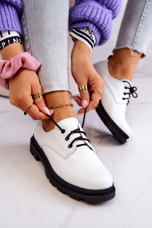 Жіночі класичні броги Oxford White Colton