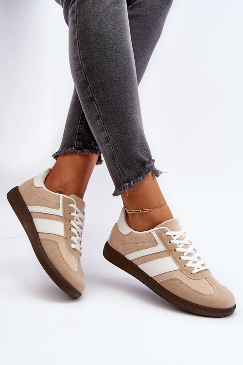 Жіночі низькі кросівки Спортивне взуття бежеві Eudiopis