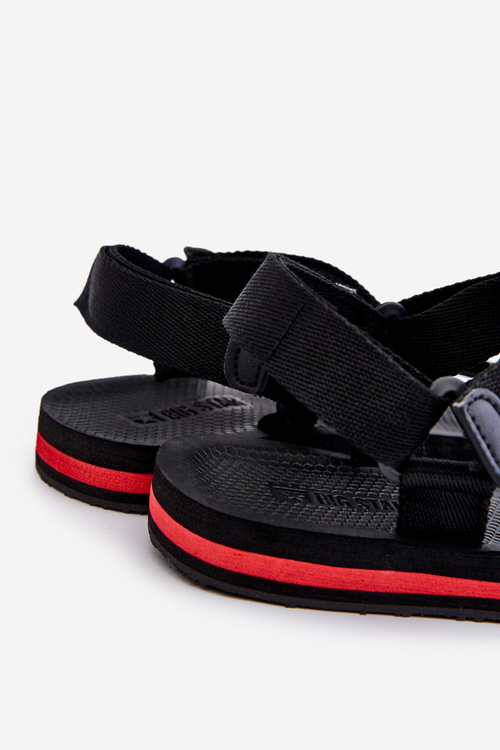 Чоловічі босоніжки на липучці Big Star DD174717 Чорні