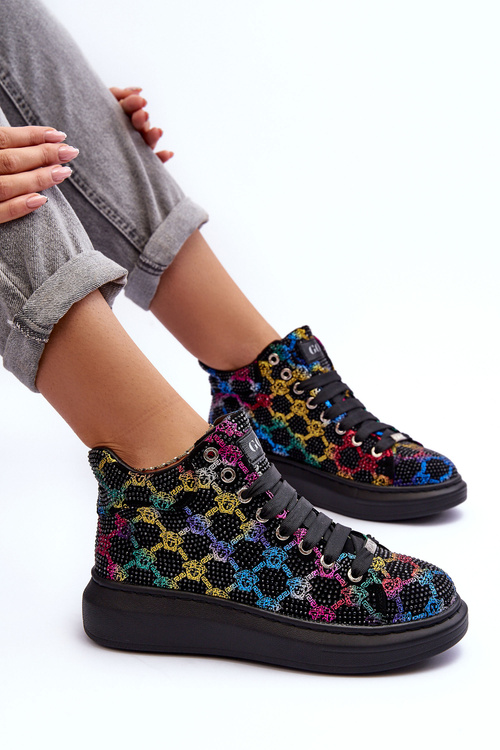 Спортивне взуття на платформі GOE MM2N4009 Чорний