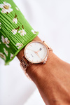 Жіночий годинник GG Luxe Rose Gold з кубічним цирконієм