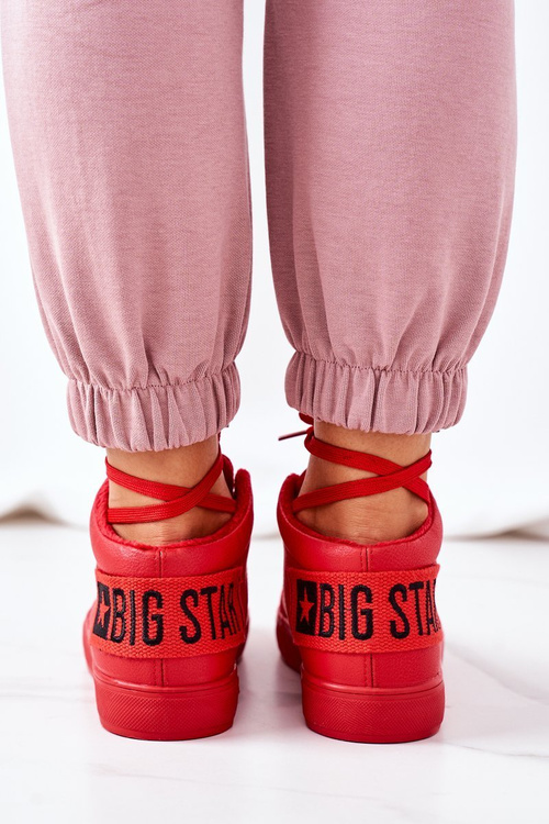 Жіноче утеплене спортивне взуття Big Star EE274354 Red