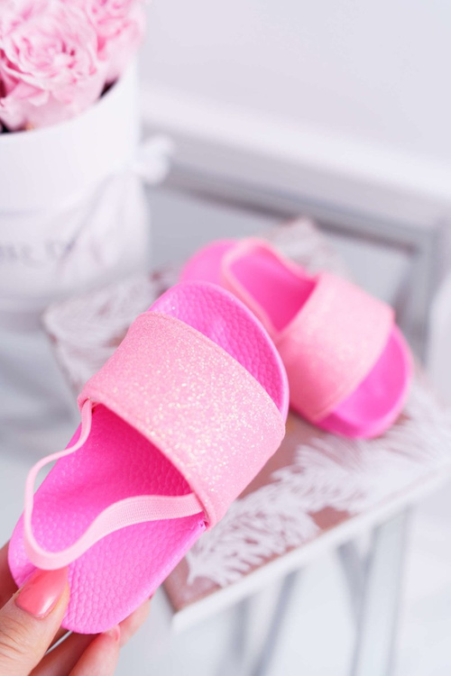 Дитячі шльопанці для дівчинки Brocade Pink Rimia