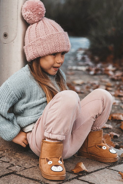 Дитячі утеплені чоботи Snow Boots Camel Vavena