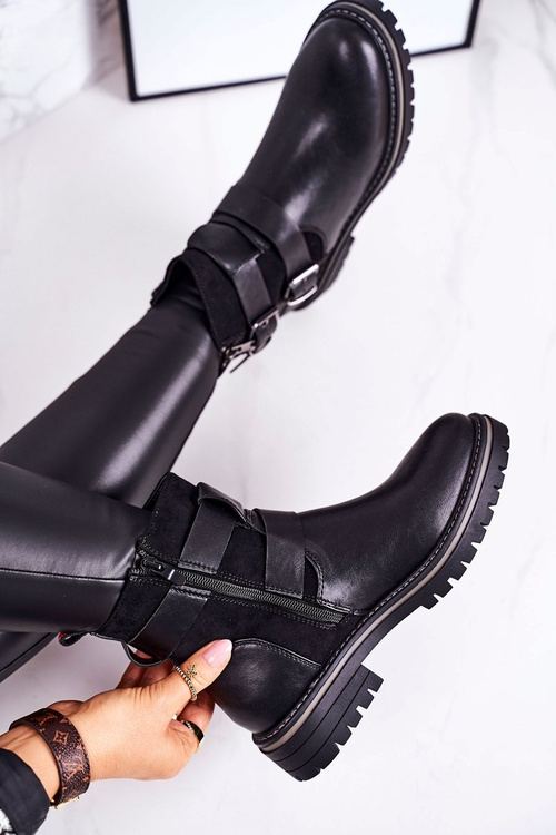 Жіночі утеплені чоботи Black Intensity