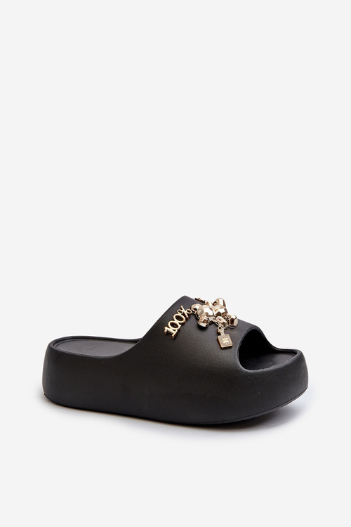 Жіночі легкі пінопластові гірки з прикрасами Black Orchia