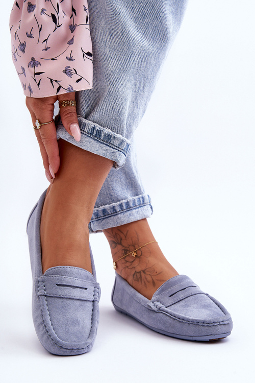 Жіночі замшеві мокасини Blue Lenvie