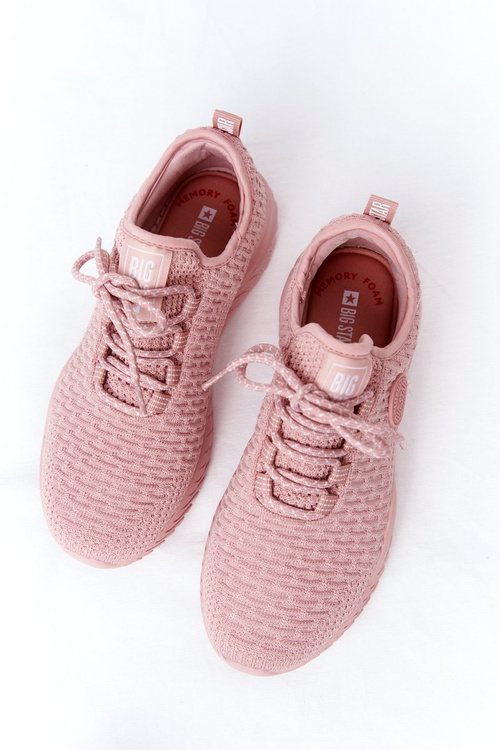 Жіночі кросівки Memory Foam Big Star HH274299 Рожеві