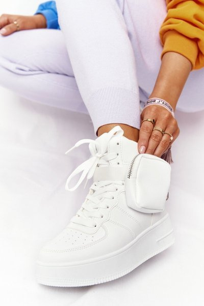 Спортивне взуття на платформі з сумочкою Білий Alexis