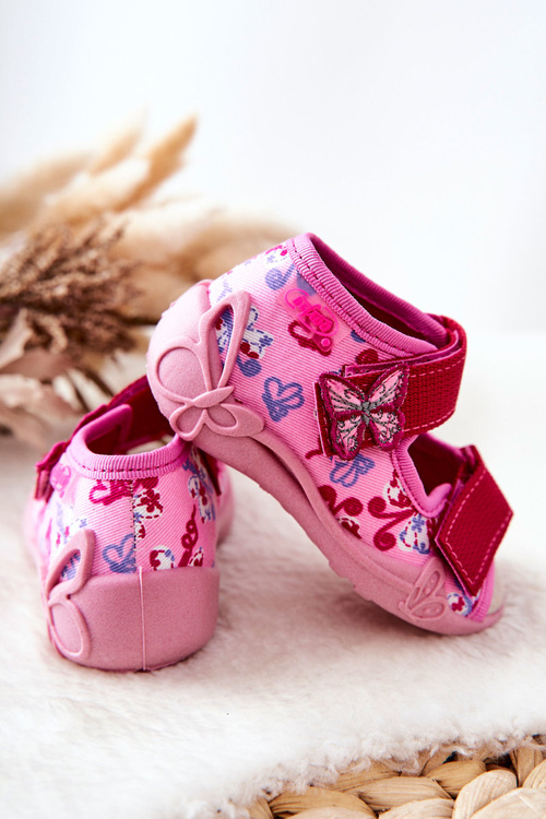 Босоніжки Velcro Befado 342P021 Рожеві