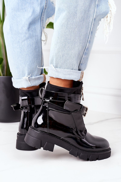 Жіночі утеплені чоботи Black Not Realy