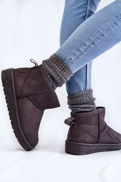 Жіночі теплі зимові черевики Big Star KK274291 сірі