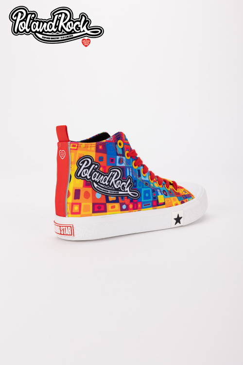 Кросівки Pol'and'Rock Festival X Big Star SS174504 Зелено-жовті