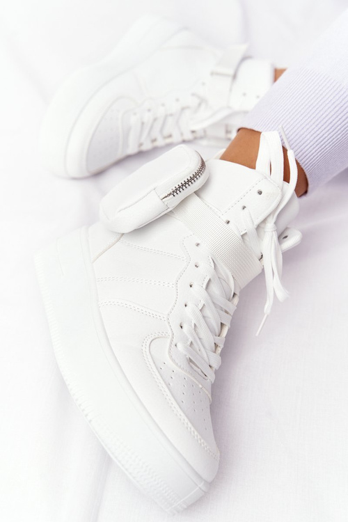 Спортивне взуття на платформі з сумочкою Білий Alexis