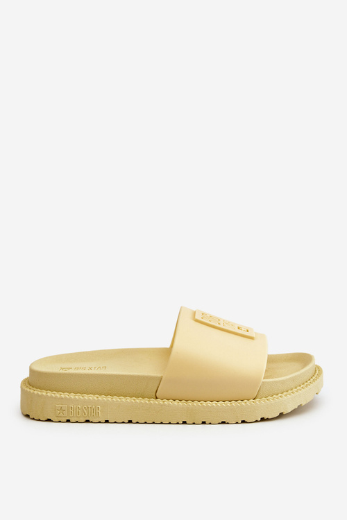Жіночі тапочки Big Star LL274427 Жовті