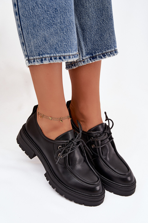 Жіноче взуття з екошкіри чорне Adrelle