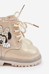 Дитячі утеплені чоботи Маус Мінні Бежеві Тармі