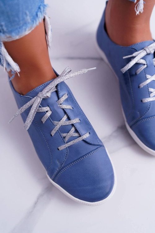 Жіноче взуття Взуття Взуття Maciejka Leather Bright Blue 4049A